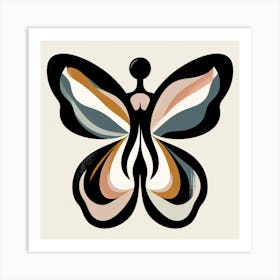 Abstract Butterfly Art Print