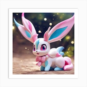 Pokemon Bunny Art Print