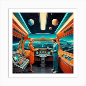 Space Station Art Print