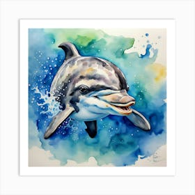 Babydolphin Art Print