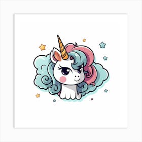 Unicorn 55 Art Print