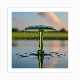 Water Droplet Art Print