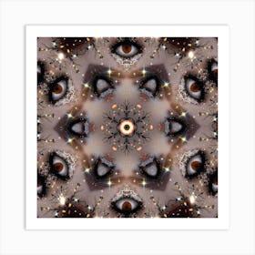 Third Eye Of Mandala Art Print