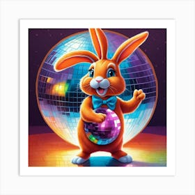 Disco Bunny 5 Art Print