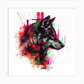 Wolf art Art Print