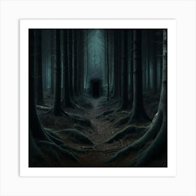 Dark Forest 3 Art Print