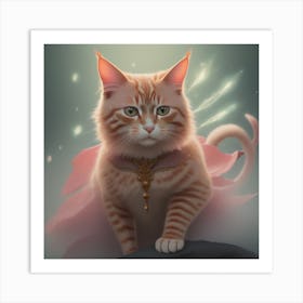 Fairy Cat Art Print