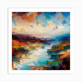 Landscape Painting Art Print