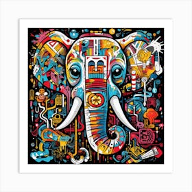 Elephant Art Print