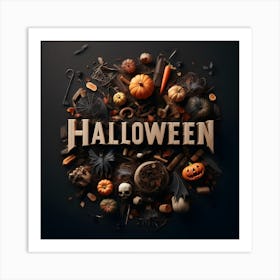 Halloween Pumpkins Art Print