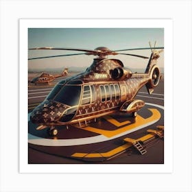 Louis Vuitton Helicopter Art Print