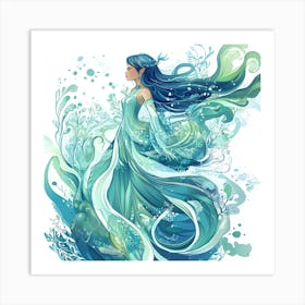 Mermaid 18 Art Print