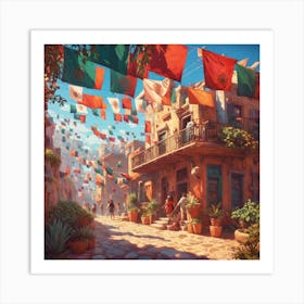 Mexican Street Art Print