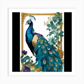 Peacock 9 Art Print