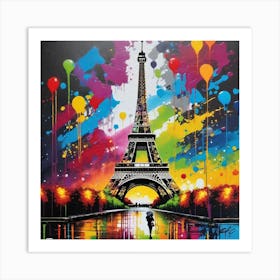 Paris Eiffel Tower 11 Art Print