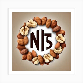 Nut Logo Art Print