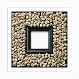 Coffee Bean Frame Art Print