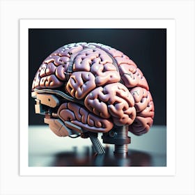 Robot Brain 5 Art Print