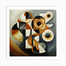 Abstract Painting Cubismo Abstract 16 Art Print