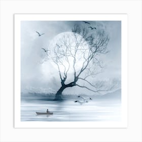 Full Moon Art Print