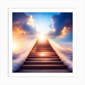 Celestial Stairway Art Print