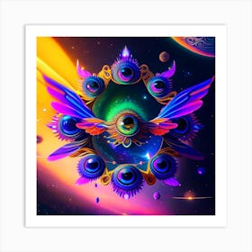 Psychedelic Art 26 Art Print