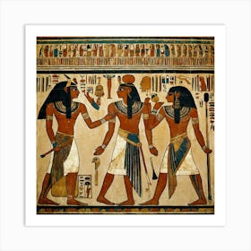 Egyptian Art Art Print