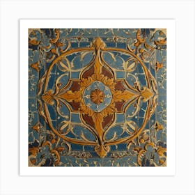 Terracotta Tile Art Print