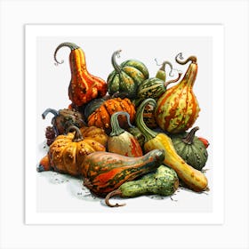 Gourds 1 Art Print