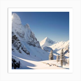 Alpine Landscape Art Print