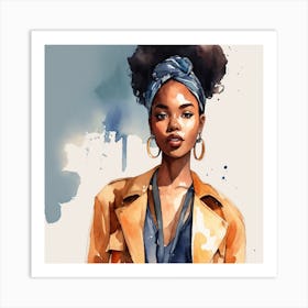 Watercolor Fashion Illustration Art Print