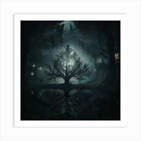 Dark Forest 81 Art Print