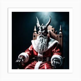 Very Bad Santa Art Print