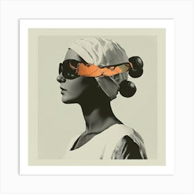 Woman With Sunglasses Art Print