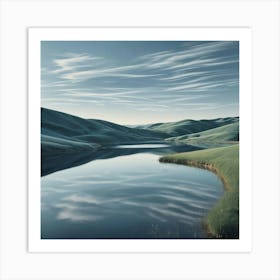 Lake In The Mountains Art Print