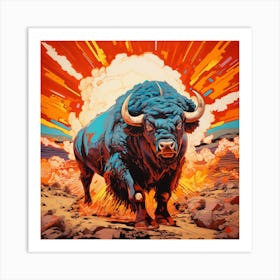 'The Buffalo' Art Print