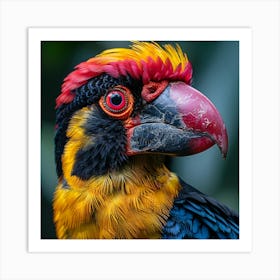 Colorful Parrot 36 Art Print