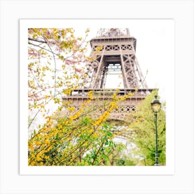 Eiffel Tower Vii Square Art Print