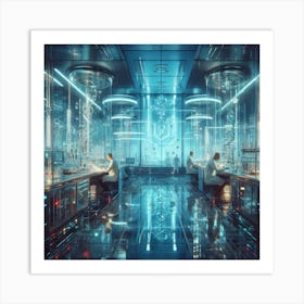 Futuristic Lab Art Print