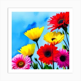 Lucky flowers 6 Art Print