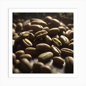 Coffee Beans 384 Art Print