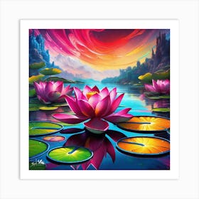 Lotus Flower 39 Art Print