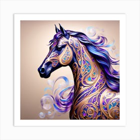 Arabic horse 5 Art Print