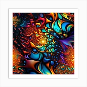 Filaments Of Light Art Print