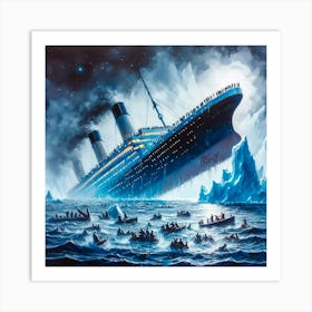 Titanic Art Print