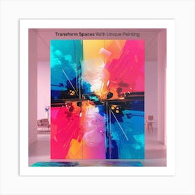 Transform Spaces With Unique Painting 1 Art Print