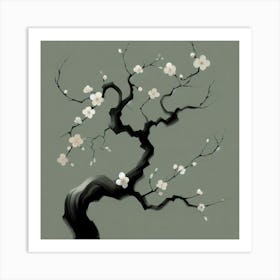 Cherry Blossom Tree Art Print