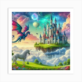 Fairytale Castle 2 Art Print