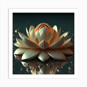 Lotus Flower 1 Art Print