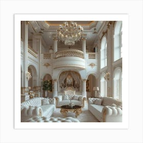 Luxury Living Room Art Print